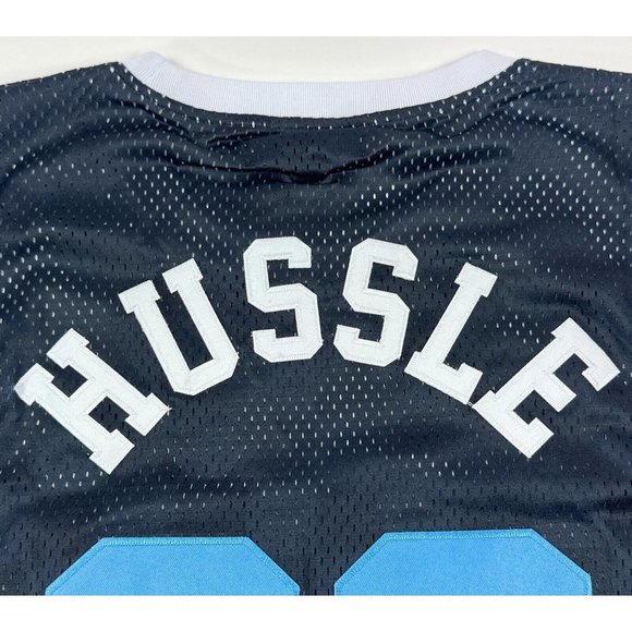 Nipsey Hussle #60 Crenshaw Headgear Classics Men XL Black White Checkered Jersey - Picture 11 of 11